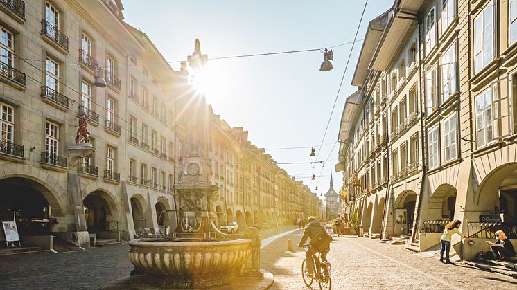 Mit dem Velo durch die Altstadt von Bern: Der "Rolling Foxtrail"