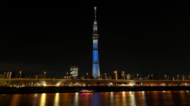 TOKYO SYTRR Turns United Nations' Blue (2015)