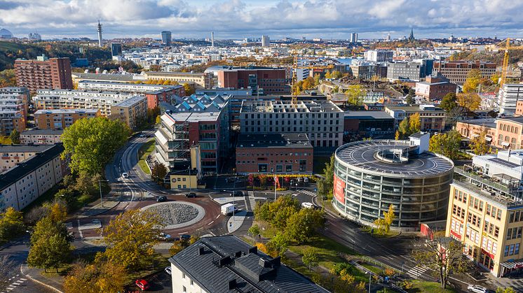 Gymnasieskolan YBC expanderar i Sickla. Foto: Henrik Trygg.