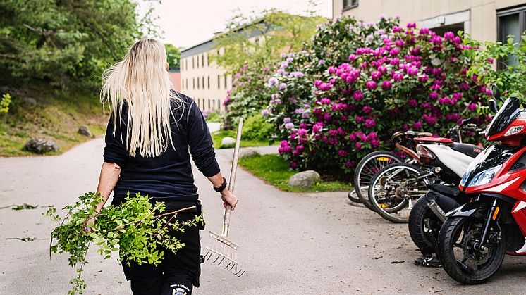 Vem ansvarar för studsmattan och poolen i en bostadsrättsförening?