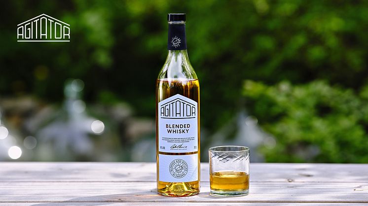 1 juni lanserar svenska Agitator Whiskymakare sin första Blended Whisky