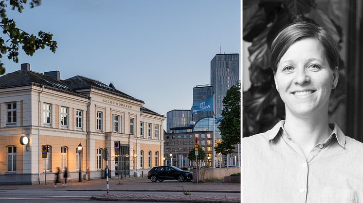 Emma Hedar, byggnadsantikvarie på Tyréns, och den som genomfört den antikvariska förundersökningen av Börshuset.