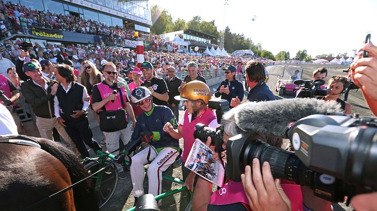 Tyske toppkusken Wilhelm ”Wim” Paal vann Elitloppet 2018 med hästen Ringostarr Treb. Under årets Elitloppshelg guidar han och Julian McLaren tittarna i ATG:s internationella sändning. Foto: Maria Holmén/TR Bild