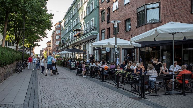 Borås City möjliggör för en fortsatt levande stadskärna i coronatider.  