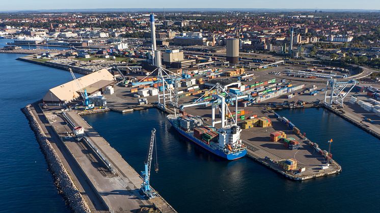 Ett starkt år för Helsingborgs Hamn