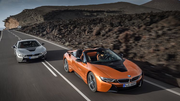 Helt nye BMW i8 Roadster og nye BMW i8 Coupé: Et nytt kapittel i suksesshistorien