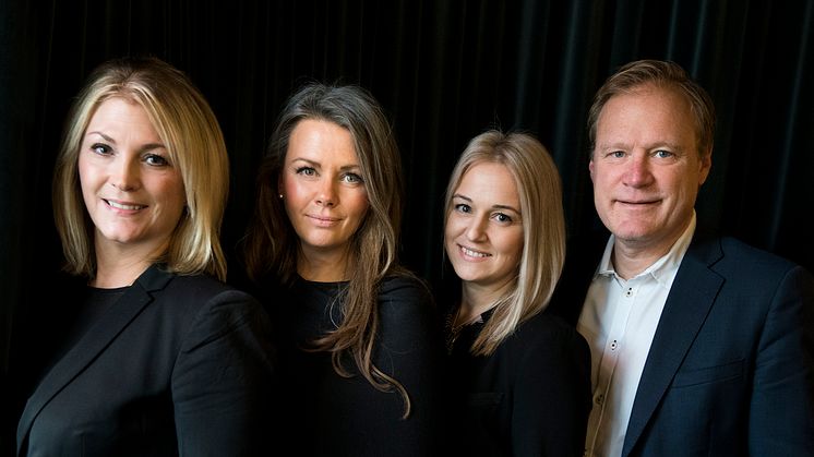 Anna Fägersten, Charlotte Eisner, Emma Haraldsson och Erik Larsson
