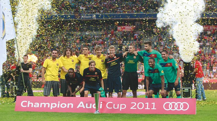 FC Barcelona vinnare av Audi Cup 2011