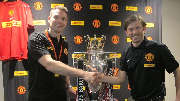 DHL tog Manchester Uniteds Champ19ns Trophy Tour till Stockholm 