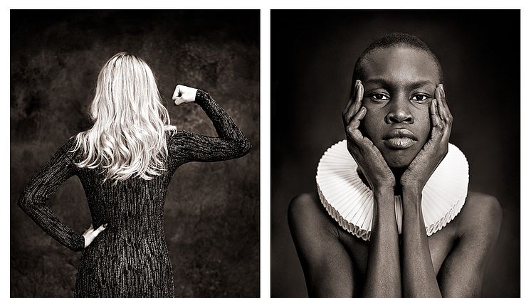  Zara Larsson artist and feminist & Alek Wek super model and human rights activist, 2016. Photo: Albert Wiking