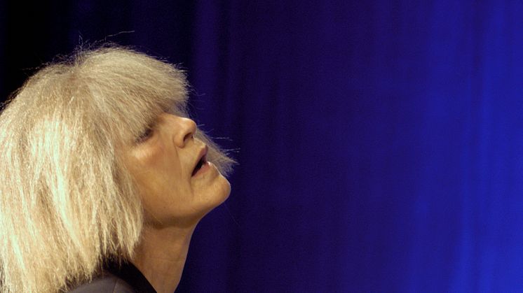 Carla Bley kommer med sin trio till Palladium Malmö 22 oktober. Biljetterna släpps idag. Foto: Klaus Muempfer