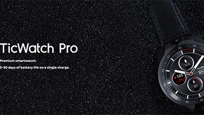 Nu kommer den smarta premiumklockan TicWatch Pro med Wear OS by Google™ och unik ”Layered display”