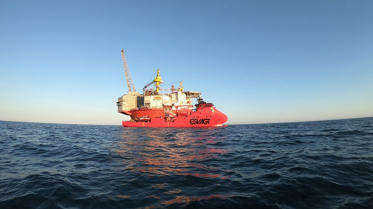 The 'Esvagt Dana' demonstrated high manoeuvrability and agility in supporting Vår Energi and SubseaPartner's dive operations