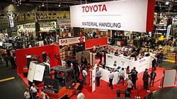 Toyota noterade stort intresse vid Logistik & Transport  