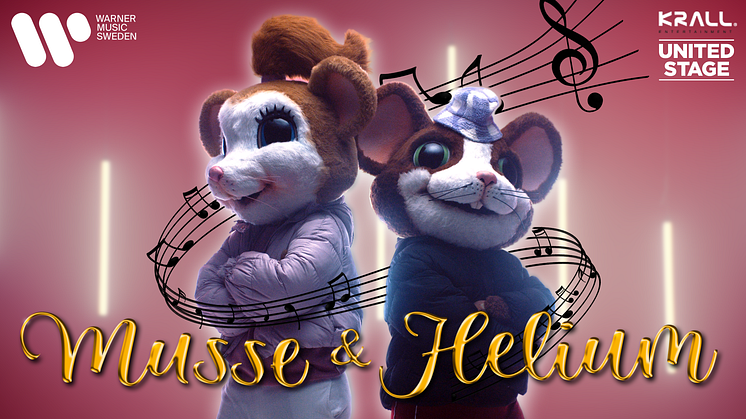 Bokvärldens barnstjärnor Musse & Helium erövrar teaterscenerna på storslagen höstturné!