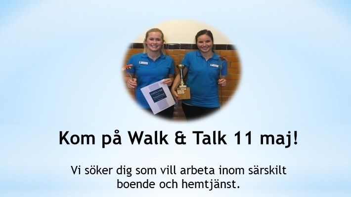 Walk & talk nytt grepp i sökandet efter vikarier