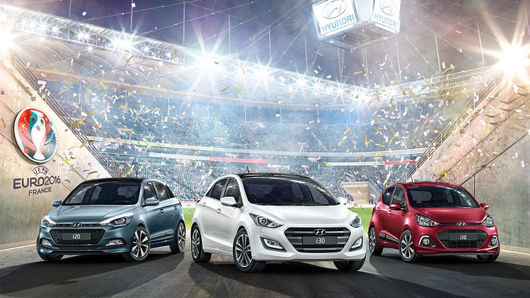 Hyundai laddar inför EM med GO! bilar 