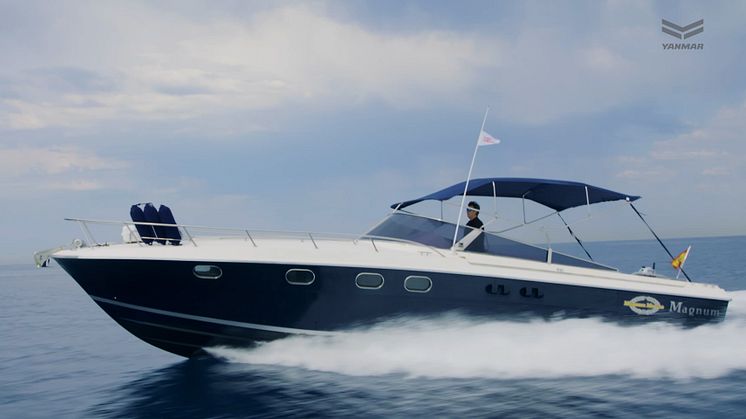 The Magnum 40 motorboat Adriana was repowered with two YANMAR 6LF530 models.