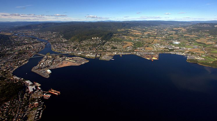 Drammen havn - Foto: Terje Løchen