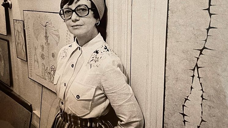 En stor samling verk av Thea Ekström, konstnär från Halmstad (1920–1988), blir nytillskott på Mjellby konstmuseum. Bild: privat.