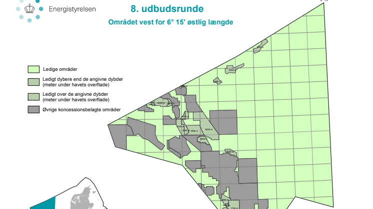 Kort over 8. udbudsrunde