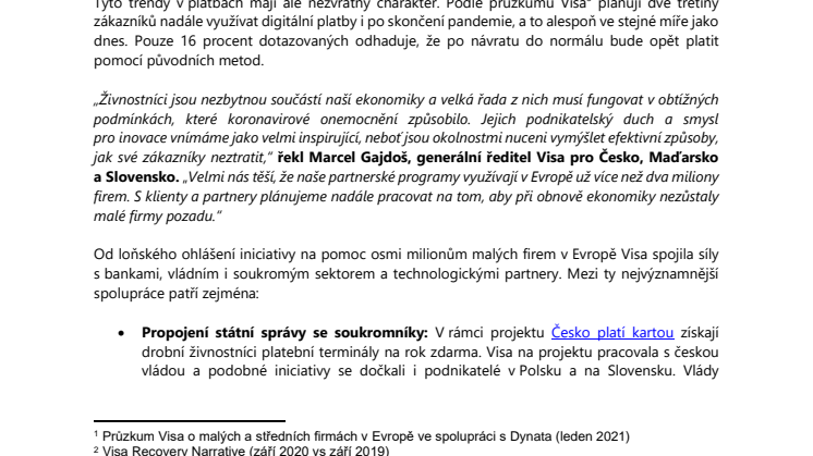 Dvě třetiny zákazníků plánují nadále využívat digitální platby i po skončení pandemie