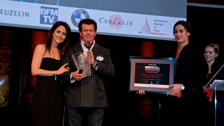  Land Rovers Chefdesigner Gerry McGovern er netop blevet kåret som Designer of the Year ved den 33. udgave af Festival Automobile International i Paris.