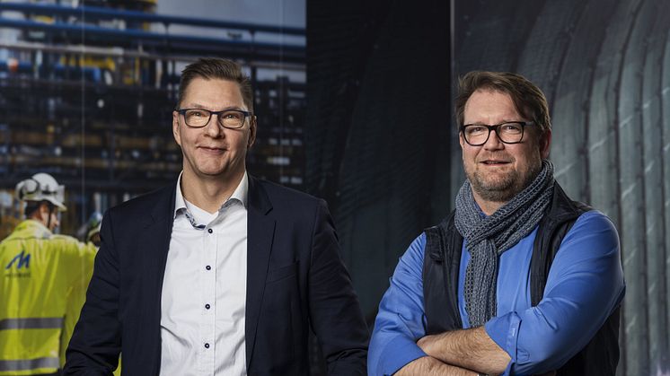 Michael Sundvik, ansvarig för Midroc EPC och Jonas Bergmark, VD på Midroc Automation