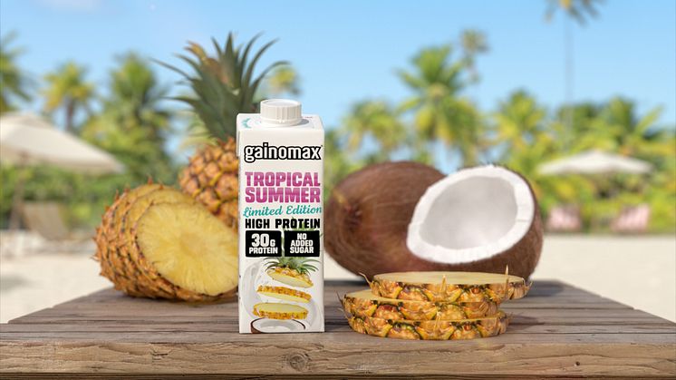 Tropical Summer High Protein med smak av ananas och kokos!