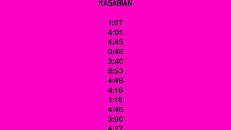 Nytt album fra Kasabian - ''48:13''. Premiere på første singel ''Eez-eh'' hos Ruben på NRK P3 tirsdag 29. april. 