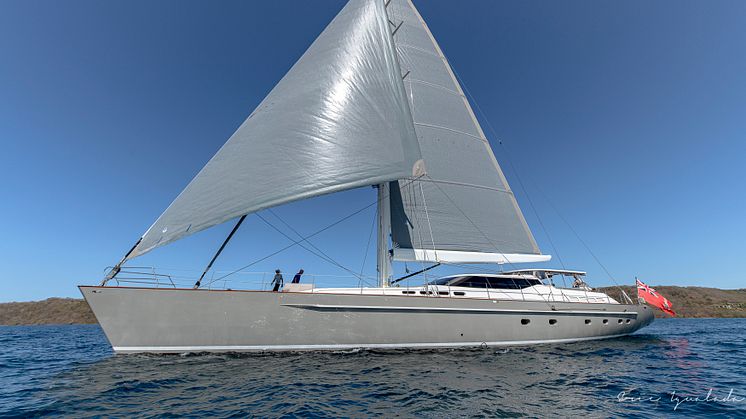 My Star, a 115ft Dubois designed sailing yacht, is for sale with Sea-Alliance Group