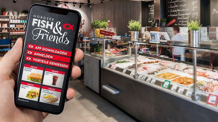 Der NORDSEE Kundenclub Fish & Friends - Per App können Kunden jetzt noch mehr Vorteile generieren