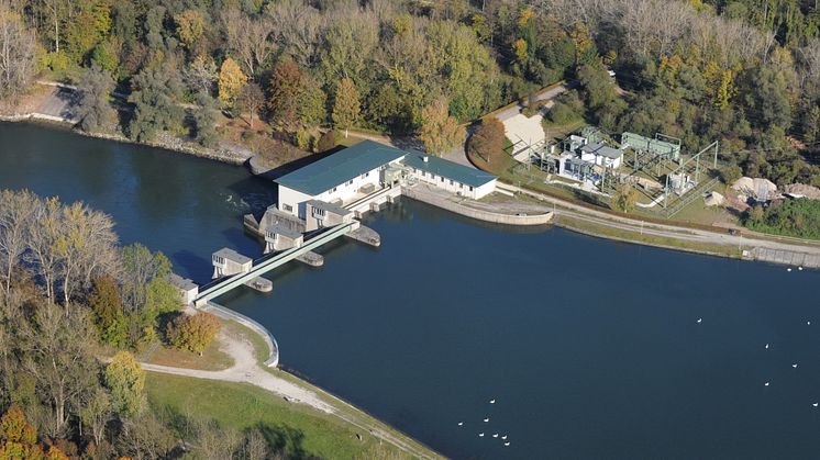 Am Kraftwerk Rain der Rhein-Main-Donau GmbH soll eine geplante Fischaufstiegsanlage für die Durchgängigkeit von Fischen sorgen.