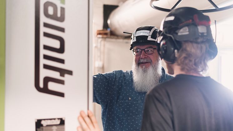 Sedan i slutet av förra året är en ny elturbin igång på Solör Bioenergis fjärrvärmeanläggning i Vilhelmina. Fotograf Hannele Bång