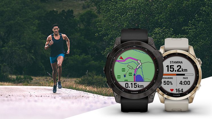 Écran tactile et verre solaire pour la nouvelle série fēnix 7 de Garmin