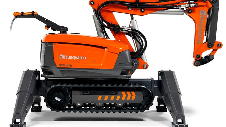 Bauma: Husqvarna DXR 270 – en kompakt rivningsrobot för många olika användningsområden