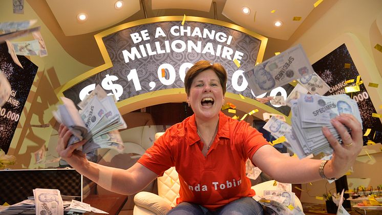 Changi Airport crowns 52-year-old Irishwoman as its newest millionaire!