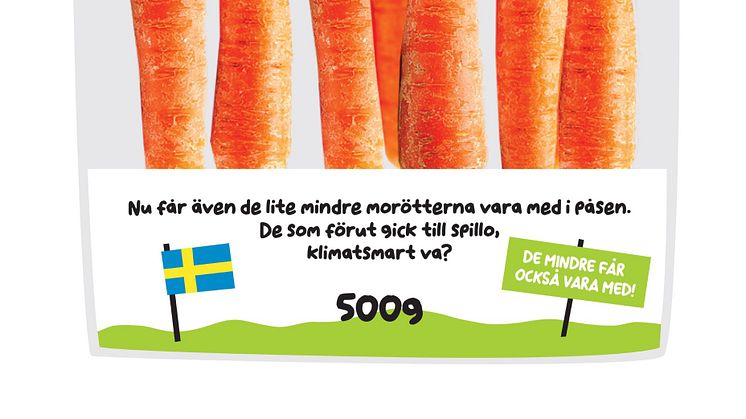 Axfood räddar 100 ton morötter från matsvinn