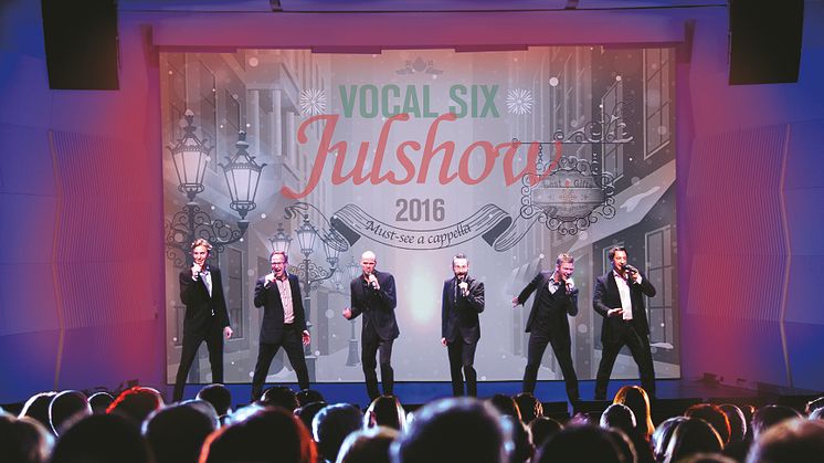 Vocal Six den 18 dec på Kulturkvarteret