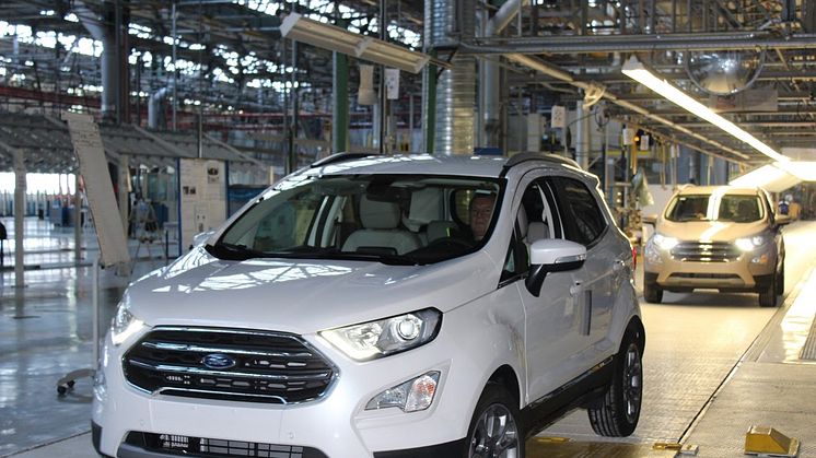 Ford aloitti uuden EcoSportin tuotannon Romaniassa