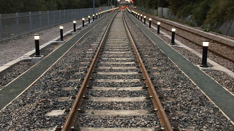 The new siding at King's Lynn will allow eight-carriage trains to run on the Fen Line