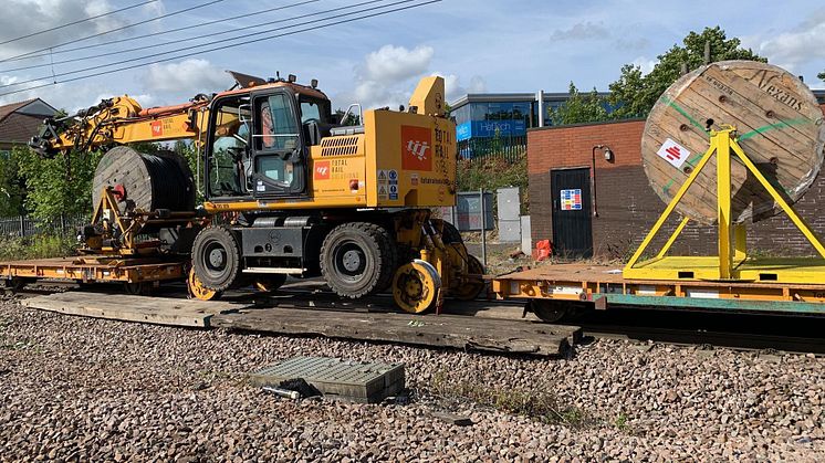 Network Rail worked over the Bank Holiday weekend to install new equipment for the East Coast Main Line