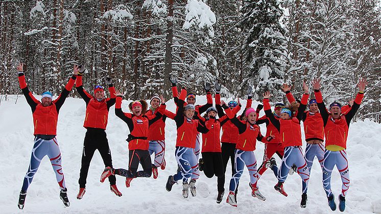 Det tjeckista ungdomslandslaget har laddat några dagar i Piteå inför tävlingarna. Foto: Ann-Sofie Boman