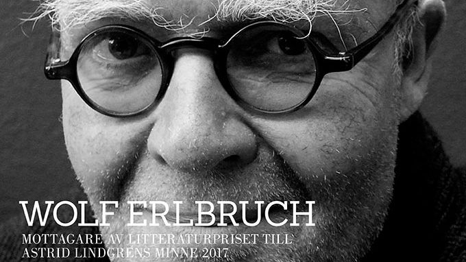 Wolf Erlbruch är mottagare av Litteraturpriset till Astrid Lindgrens minne 2017