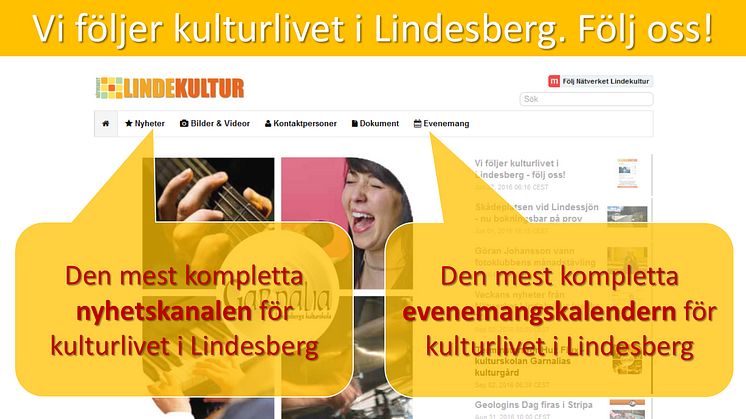 Veckans nyheter från Nätverket Lindekultur (vecka 39)