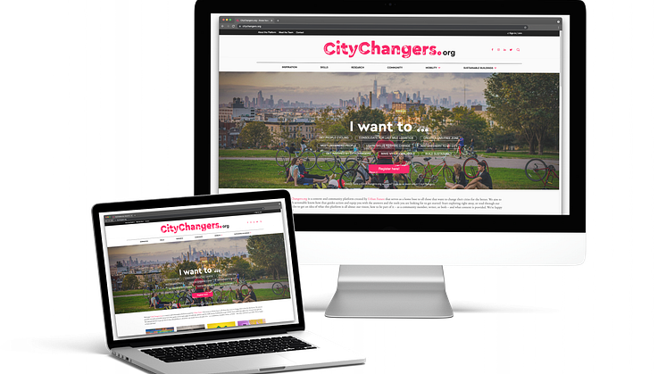 Mockup CityChangers Website