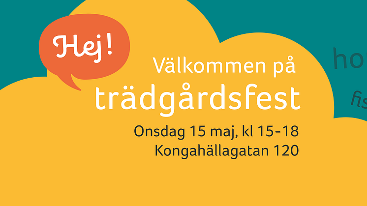 Kungälvsbostäder bjuder in till trädgårdsfest