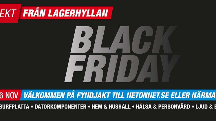 Black Friday hos NetOnNet inleddes med många nya rekord