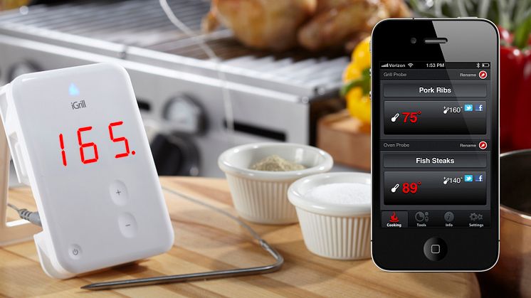 En het gadget under julgranen: iGrill trådlös grill- och matlagningstermometer för Android och iOS
