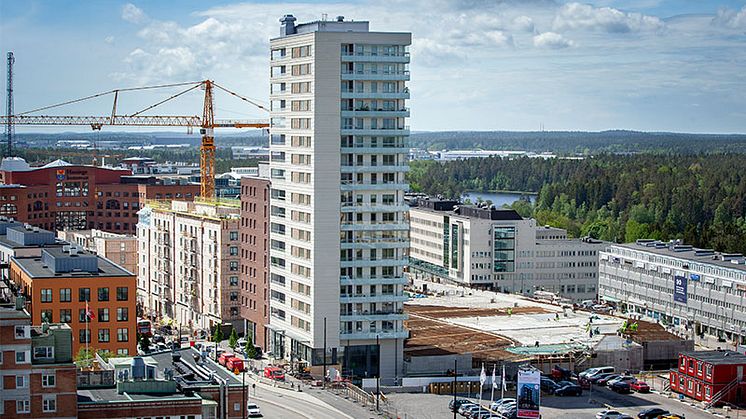 Haninge går från förort till stad. Här växer Haningeterrassen fram.